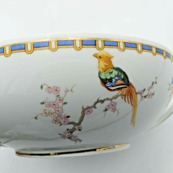 Moritz Zdekauer Altrohlau CMR Porcelain Floral Czechoslovakia Serving Bowl - Picture 8 of 9